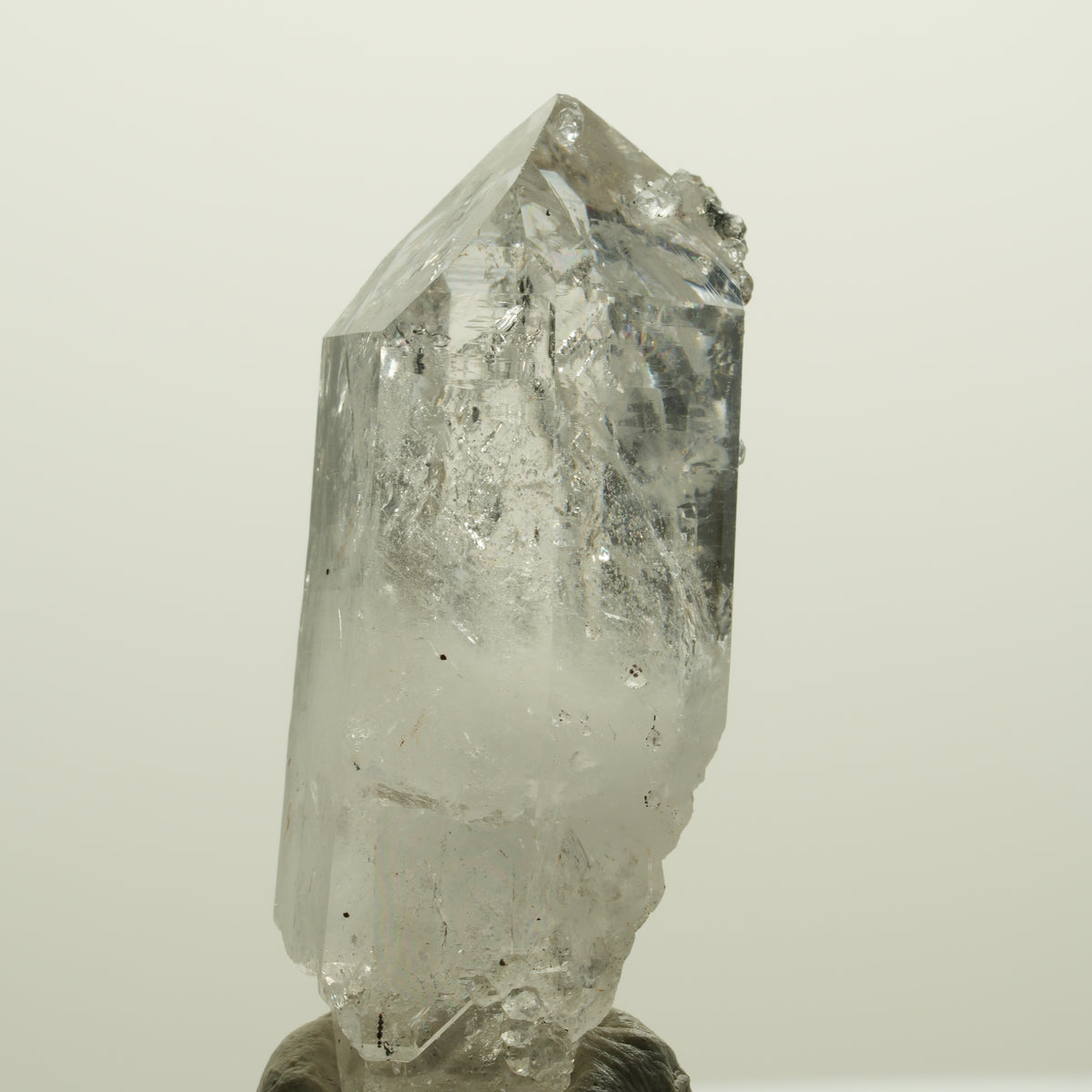 Seltene Skelett Phantom Rauchquarz mit Analcim Streep Mine, Namibia 49*19*19mm #15062
