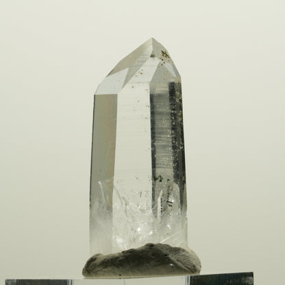 Lemurian Phantom Rauchquarz mit Analcim, Hämatit Streep Mine, Namibia 40*17*12mm #15064
