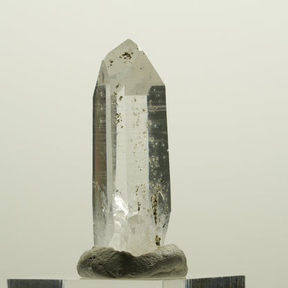 Lemurian Phantom Rauchquarz mit Analcim, Hämatit Streep Mine, Namibia 40*17*12mm #15064