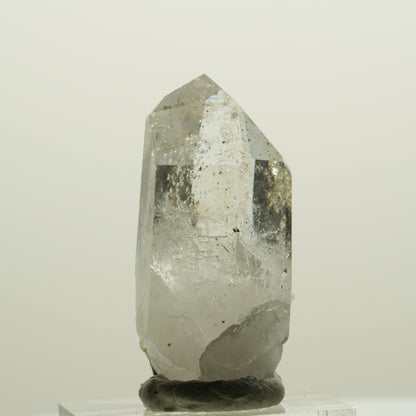 Lemurian Phantom Rauchquarz mit Analcim, Hämatit, Epidot Streep Mine, Namibia 40*20*18mm #15065