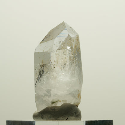 Lemurian Phantom Rauchquarz mit Analcim, Hämatit, Epidot Streep Mine, Namibia 40*20*18mm #15065