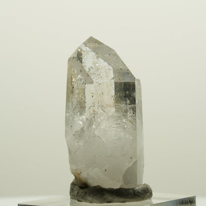 Lemurian Phantom Rauchquarz mit Analcim, Hämatit, Epidot Streep Mine, Namibia 40*20*18mm #15065