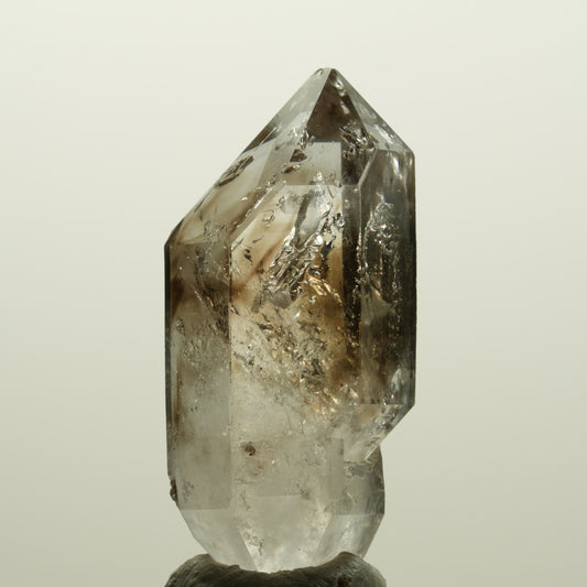 Skelett Phantom Rauchquarz Doppelender Zepter Streep Mine, Namibia 44*21*17mm #15067