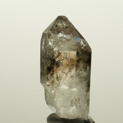 Skelett Phantom Rauchquarz Doppelender Zepter Streep Mine, Namibia 44*21*17mm #15067