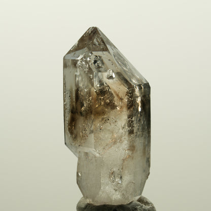 Skelett Phantom Rauchquarz Doppelender Zepter Streep Mine, Namibia 44*21*17mm #15067