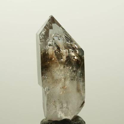 Skelett Phantom Rauchquarz Doppelender Zepter Streep Mine, Namibia 44*21*17mm #15067