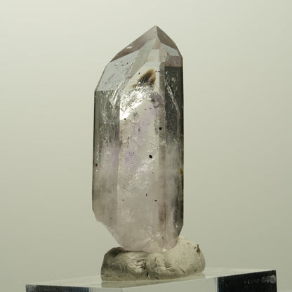 Skelett Phantom Amethyst mit Epidot, Hämatit Streep Mine, Namibia 42*15*12mm #15069