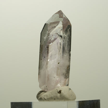 Skelett Phantom Amethyst mit Epidot, Hämatit Streep Mine, Namibia 42*15*12mm #15069