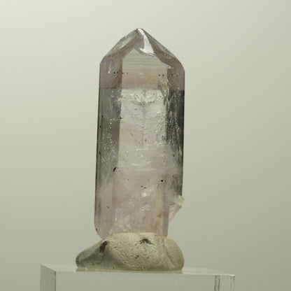 Skelett Phantom Amethyst mit Epidot, Hämatit Streep Mine, Namibia 42*15*12mm #15069