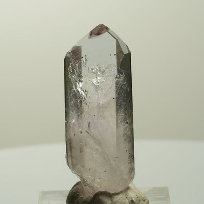 Skelett Phantom Amethyst mit Epidot, Hämatit Streep Mine, Namibia 42*15*12mm #15069