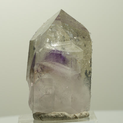 Harlekin Skelett Phantom Amethyst mit Analcim Streep Mine, Namibia 42*25*19mm #15070