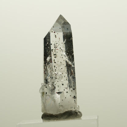 Enhydro Harlekin Lemurian Rauchquarz, 1x Blase Streep Mine, Namibia 40*16*13mm #15072