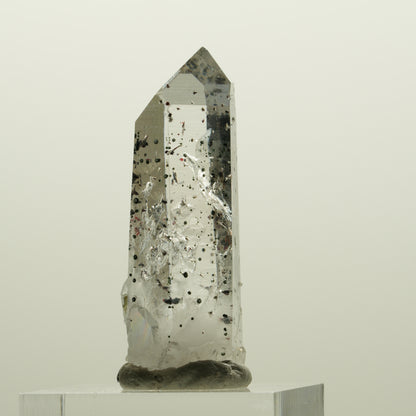 Enhydro Harlekin Lemurian Rauchquarz, 1x Blase Streep Mine, Namibia 40*16*13mm #15072