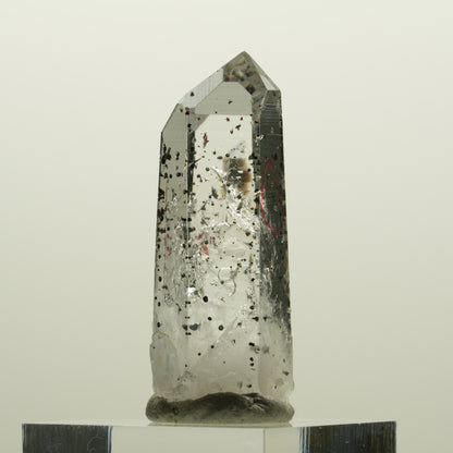Enhydro Harlekin Lemurian Rauchquarz, 1x Blase Streep Mine, Namibia 40*16*13mm #15072