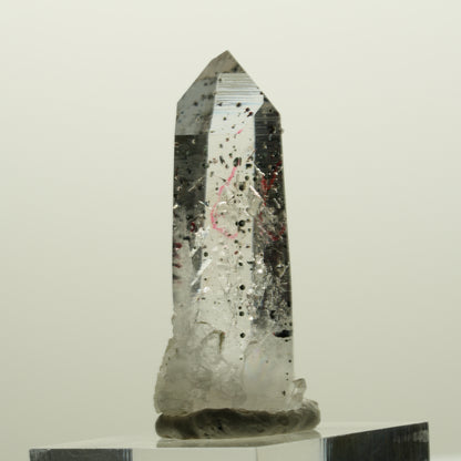Enhydro Harlekin Lemurian Rauchquarz, 1x Blase Streep Mine, Namibia 40*16*13mm #15072