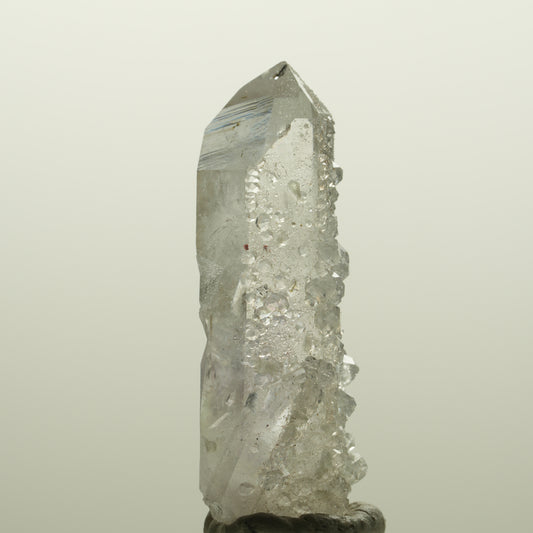 Harlekin Skelett Phantom Amethyst mit Analcim, Prehnit Streep Mine, Namibia 44*17*16mm #15073