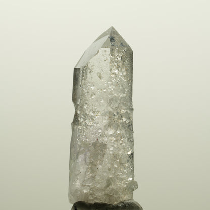 Harlekin Skelett Phantom Amethyst mit Analcim, Prehnit Streep Mine, Namibia 44*17*16mm #15073