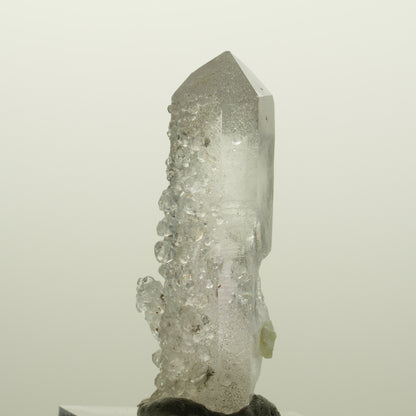 Harlekin Skelett Phantom Amethyst mit Analcim, Prehnit Streep Mine, Namibia 44*17*16mm #15073