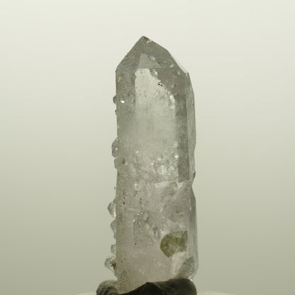 Harlekin Skelett Phantom Amethyst mit Analcim, Prehnit Streep Mine, Namibia 44*17*16mm #15073