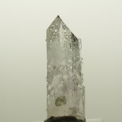 Harlekin Skelett Phantom Amethyst mit Analcim, Prehnit Streep Mine, Namibia 44*17*16mm #15073