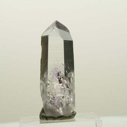 Lemurian Skelett Phantom Amethyst mit Hämatit Streep Mine, Namibia 38*14*11mm #15074