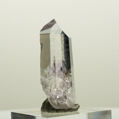 Lemurian Skelett Phantom Amethyst mit Hämatit Streep Mine, Namibia 38*14*11mm #15074