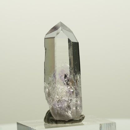 Lemurian Skelett Phantom Amethyst mit Hämatit Streep Mine, Namibia 38*14*11mm #15074