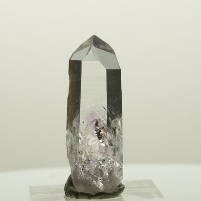 Lemurian Skelett Phantom Amethyst mit Hämatit Streep Mine, Namibia 38*14*11mm #15074
