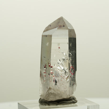 Enhydro Harlekin Lemurian Phantom Quarz, 1x Blase Streep Mine Namibia 37*22*14mm #15075