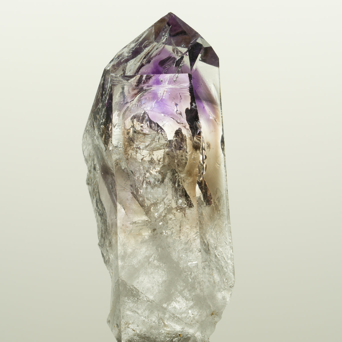 Seltene Skelett Phantom Amethyst Spitze Streep Mine, Namibia 49*22*14mm #15076