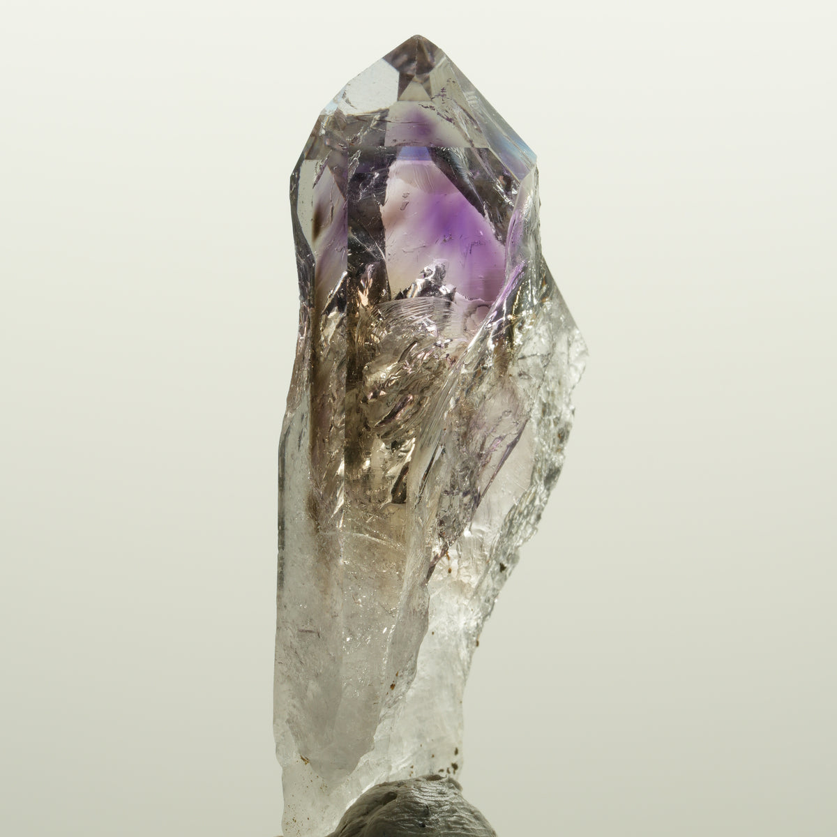 Seltene Skelett Phantom Amethyst Spitze Streep Mine, Namibia 49*22*14mm #15076