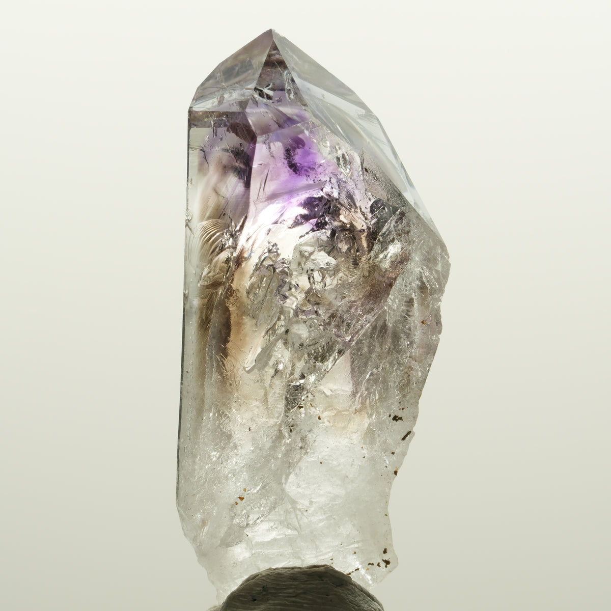 Seltene Skelett Phantom Amethyst Spitze Streep Mine, Namibia 49*22*14mm #15076