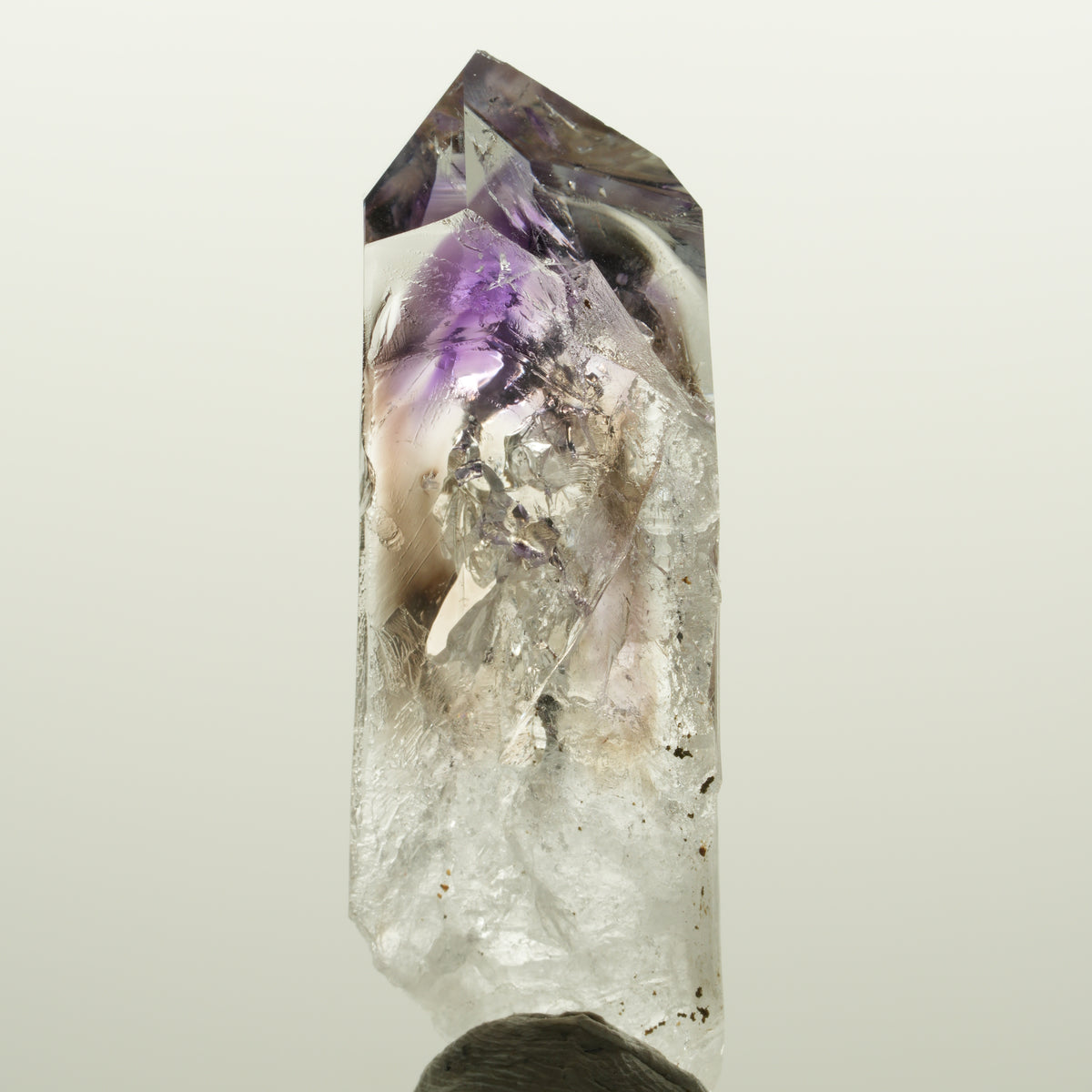 Seltene Skelett Phantom Amethyst Spitze Streep Mine, Namibia 49*22*14mm #15076