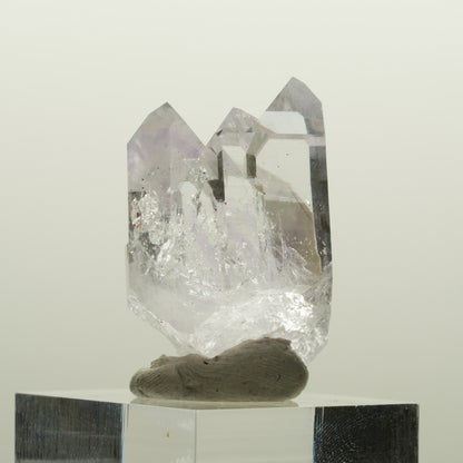 Enhydro Skelett Phantom Amethyst mit Hämatit, 1x Blase Streep Mine, Namibia 34*23*19mm #15077