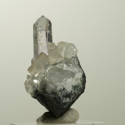 Lemurian Phantom Amethyst Analcim Hämatit Calcit auf Matrix Streep Mine Namibia 41*41*21mm #15078