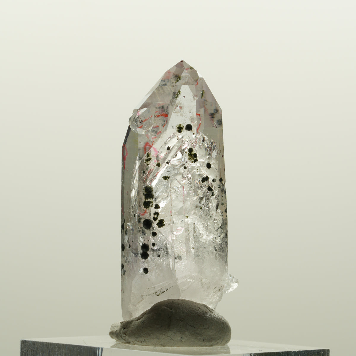 Enhydro Lemurian Phantom Amethyst Analcim Hämatit, 2x Blase Streep Mine Namibia 39*15*15mm #15079