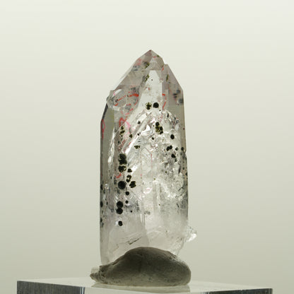 Enhydro Lemurian Phantom Amethyst Analcim Hämatit, 2x Blase Streep Mine Namibia 39*15*15mm #15079