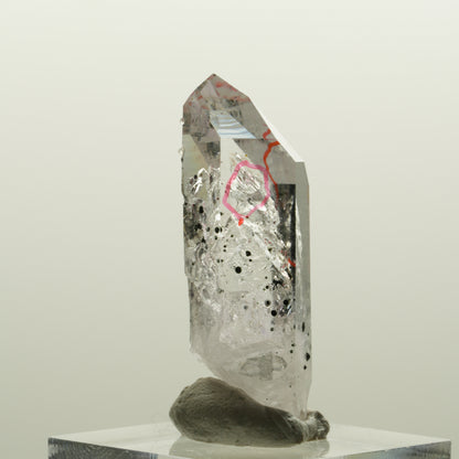 Enhydro Lemurian Phantom Amethyst Analcim Hämatit, 2x Blase Streep Mine Namibia 39*15*15mm #15079