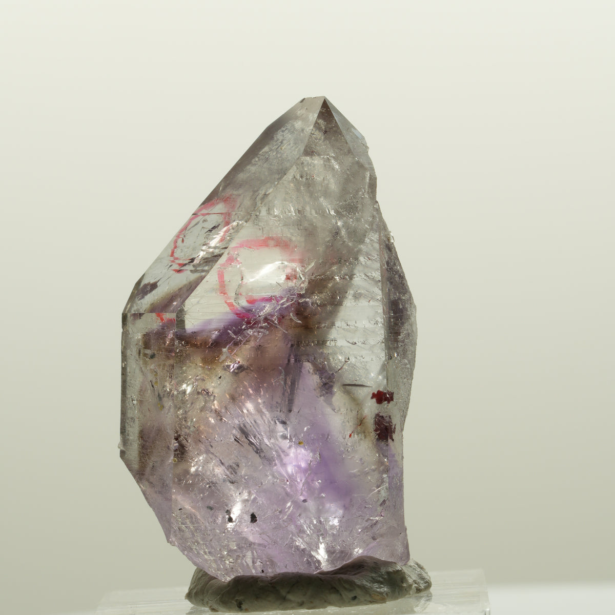 Enhydro Harlekin Lemurian Phantom Amethyst, 1x Blase Streep Mine, Namibia 37*32*23mm #15080