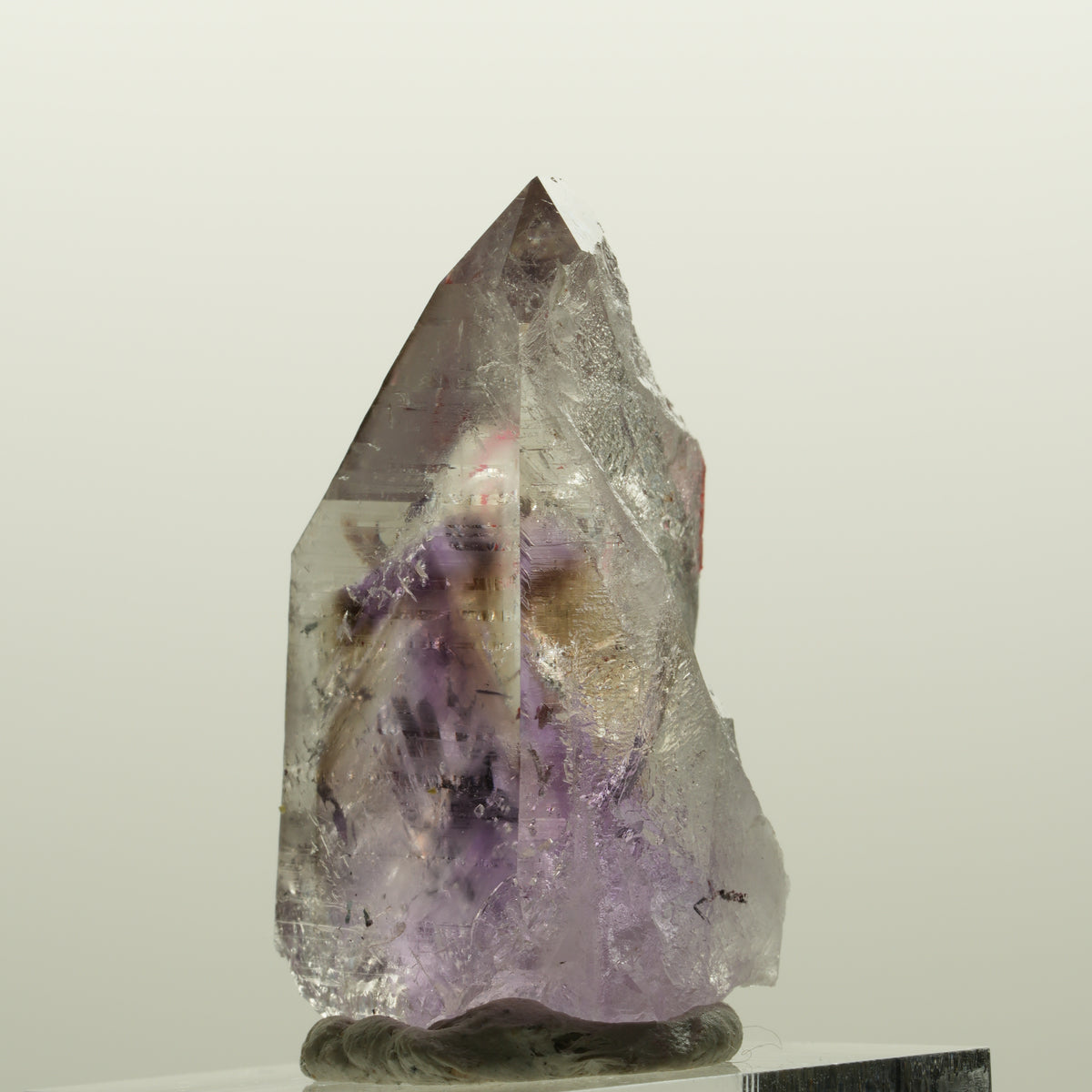 Enhydro Harlekin Lemurian Phantom Amethyst, 1x Blase Streep Mine, Namibia 37*32*23mm #15080