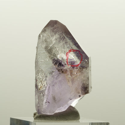 Enhydro Harlekin Lemurian Phantom Amethyst, 1x Blase Streep Mine, Namibia 37*32*23mm #15080