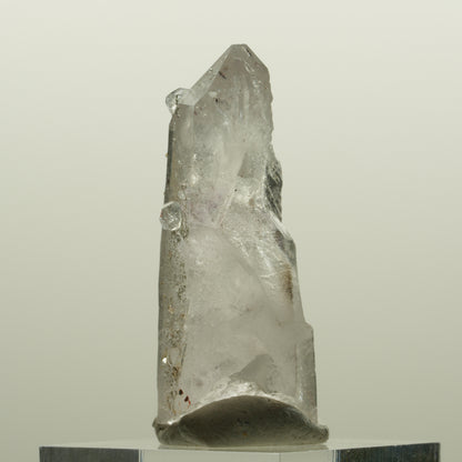 Harlekin Lemurian Skelett Phantom Amethyst mit Analcim Streep Mine, Namibia 41*16*15mm #15081
