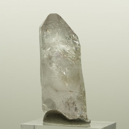 Harlekin Lemurian Skelett Phantom Amethyst mit Analcim Streep Mine, Namibia 41*16*15mm #15081