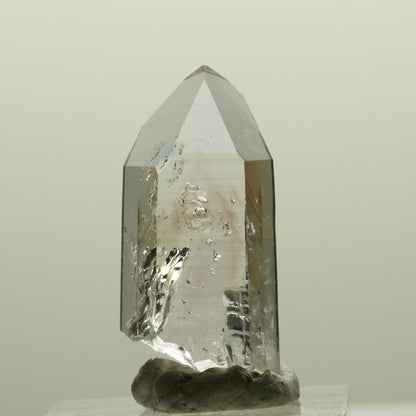 Lemurian Phantom Amethyst mit Hämatit Streep Mine, Namibia 34*16*11mm #15083