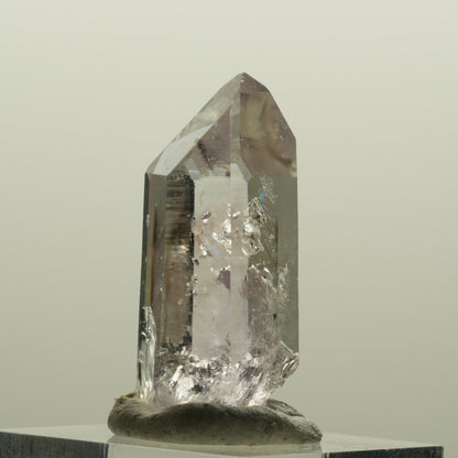 Lemurian Phantom Amethyst mit Hämatit Streep Mine, Namibia 34*16*11mm #15083