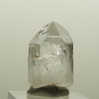 Lemurian Skelett Phantom Amethyst mit Hämatit Streep Mine, Namibia 30*19*16mm #15085