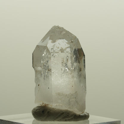 Lemurian Skelett Phantom Amethyst mit Hämatit Streep Mine, Namibia 30*19*16mm #15085