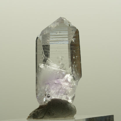 Lemurian Skelett Phantom Amethyst mit Analcim Streep Mine, Namibia 34*15*14mm #15086