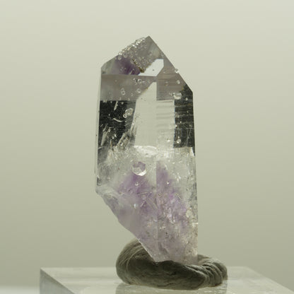 Lemurian Skelett Phantom Amethyst mit Analcim Streep Mine, Namibia 34*15*14mm #15086