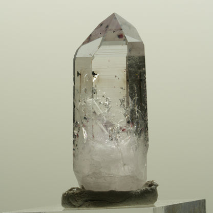Harlekin Lemurian Phantom Amethyst mit Analcim Streep Mine, Namibia 35*14*13mm #15088